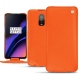 Custodia in pelle OnePlus 6T - Orange fluo