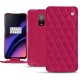 Custodia in pelle OnePlus 6T - Rose fluo - Couture
