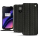 Lederschutzhülle OnePlus 6T - Abaca nero