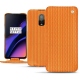 Custodia in pelle OnePlus 6T - Abaca arancio
