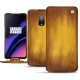 Housse cuir OnePlus 6T - Doré Patine