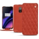 Funda de piel OnePlus 6T - Arange clouquié - Couture