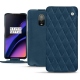 レザーケース OnePlus 6T - Blu mediterran - Couture