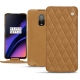 Custodia in pelle OnePlus 6T - Castan esparciate - Couture