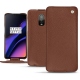 OnePlus 6T leather case - Marron délicat
