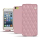Housse cuir Apple iPod touch 6G - Rose - Couture ( Nappa - Pantone 2365C ) 