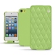Custodia in pelle Apple iPod touch 6G - Vert olive - Couture ( Nappa - Pantone 578U ) 