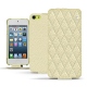 Funda de piel Apple iPod touch 6G - Ivoire - Couture ( Sleek P C12 - White ) 