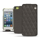 Housse cuir Apple iPod touch 6G - Anthracite - Couture ( Pantone 424C ) 