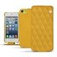 Apple iPod touch 6G leather case - Jaune soulèu - Couture