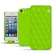 Funda de piel Apple iPod touch 6G - Vert fluo - Couture