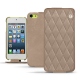 Apple iPod touch 6G leather case - Taupe vintage - Couture