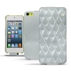 Housse cuir Apple iPod touch 6G - Platinium - Couture