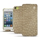 Housse cuir Apple iPod touch 6G - Autruche desert