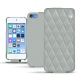 Funda de piel Apple iPod touch (2019) - Gris - Couture ( Nappa - Pantone W428C ) 