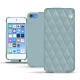 가죽 커버 Apple iPod touch (2019) - Bleu ciel - Couture ( Nappa - Pantone 277C ) 