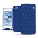 Capa em pele Apple iPod touch (2019) - Bleu océan - Couture ( Nappa - Pantone 293C ) 