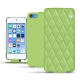 가죽 커버 Apple iPod touch (2019) - Vert olive - Couture ( Nappa - Pantone 578U ) 