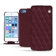 Lederschutzhülle Apple iPod touch (2019) - Lie de vin - Couture ( Pantone 5115C ) 