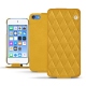 가죽 커버 Apple iPod touch (2019) - Jaune soulèu - Couture