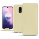 Funda de piel OnePlus 7 - Beige ( Nappa - Pantone 7502C ) 