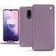 OnePlus 7 leather case - Lilas ( Nappa - Pantone 2645U ) 