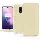 Capa em pele OnePlus 7 - Ivoire ( Sleek P C12 - White ) 