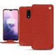 Funda de piel OnePlus 7 - Papaye ( Pantone 180C ) 