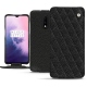 硬质真皮保护套 OnePlus 7 - Ebène - Couture ( Sleek P C12 - Black ) 