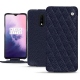 Capa em pele OnePlus 7 - Cobalt - Couture ( Pantone 2766C ) 