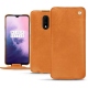 OnePlus 7 leather case - Mandarine vintage ( Pantone 165C ) 