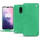 硬质真皮保护套 OnePlus 7 - Menthe vintage ( Pantone 562C ) 