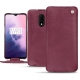 硬质真皮保护套 OnePlus 7 - Prune vintage ( Pantone 512C ) 