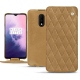 Capa em pele OnePlus 7 - Sable vintage - Couture