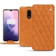 硬质真皮保护套 OnePlus 7 - Mandarine vintage - Couture