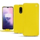 硬质真皮保护套 OnePlus 7 - Jaune fluo