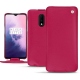 Capa em pele OnePlus 7 - Rose fluo