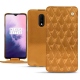 Funda de piel OnePlus 7 - Or Maïa - Couture