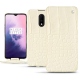 硬质真皮保护套 OnePlus 7 - Crocodile milk