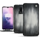 Capa em pele OnePlus 7 - Gris Patine
