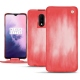Capa em pele OnePlus 7 - Rose Patine
