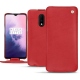 Housse cuir OnePlus 7 - Rouge troupelenc