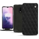 硬质真皮保护套 OnePlus 7 - Negre poudro - Couture