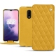 Funda de piel OnePlus 7 - Jaune soulèu - Couture