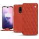 Housse cuir OnePlus 7 - Arange clouquié - Couture