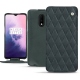 OnePlus 7 leather case - Blu marino - Couture