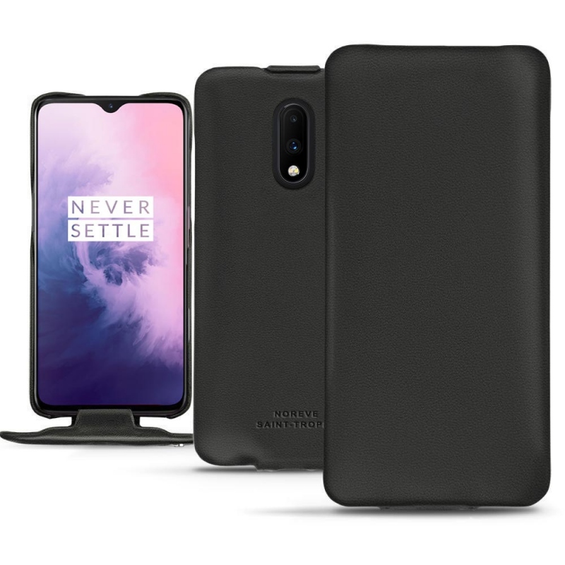 Lederschutzhülle OnePlus 7 - Noir PU