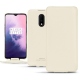 硬质真皮保护套 OnePlus 7 - Blanc PU