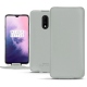 Custodia in pelle OnePlus 7 - Gris PU