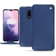 硬质真皮保护套 OnePlus 7 - Bleu frisson